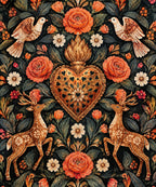 Rosas de cobre blanket, full design