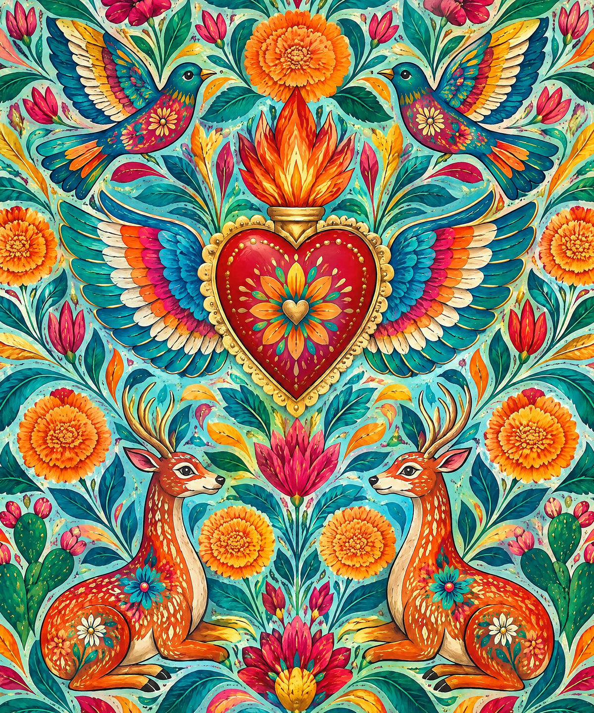 Alas del amor blanket, full design