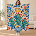 Nopales bajo el sol blanket, held open