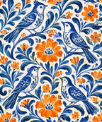 Pajaros de ceramica blanket, full design