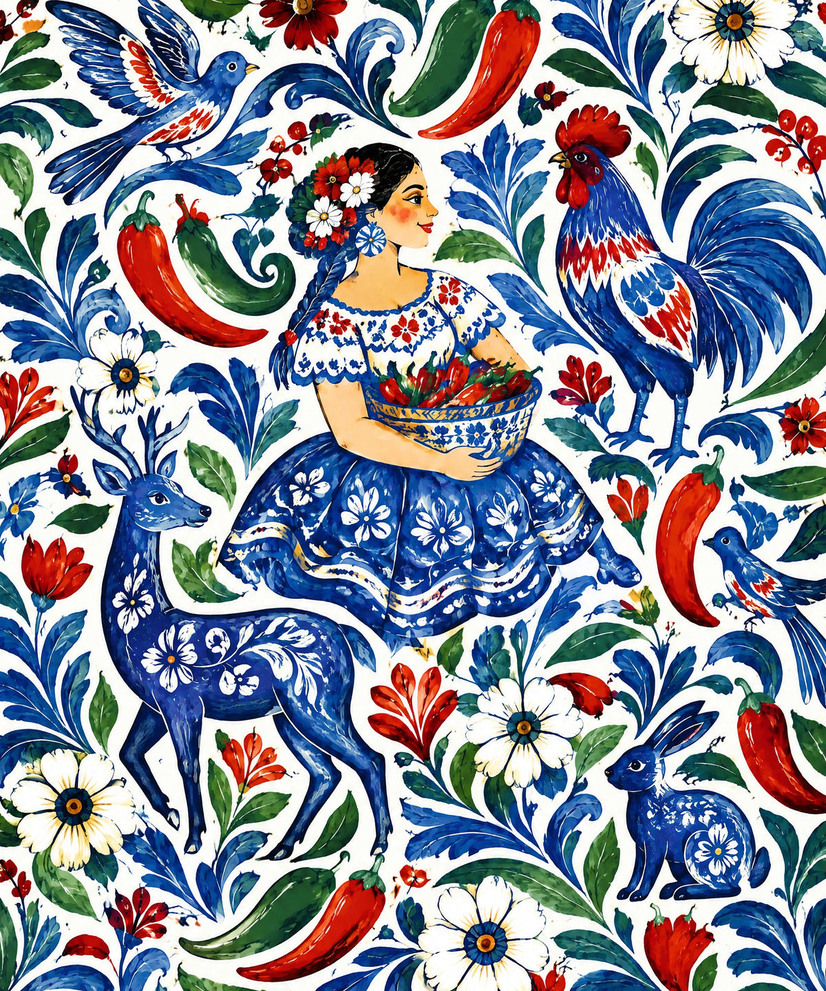 Chile y alegria blanket, full design