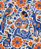 Flores de barro blanket, full design
