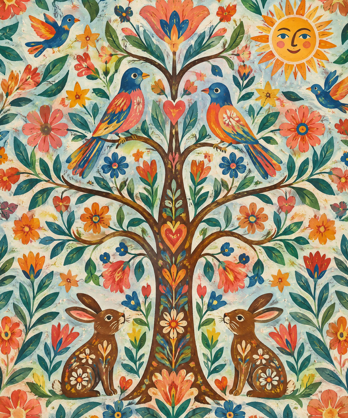 Arbol de los deseos blanket, full design
