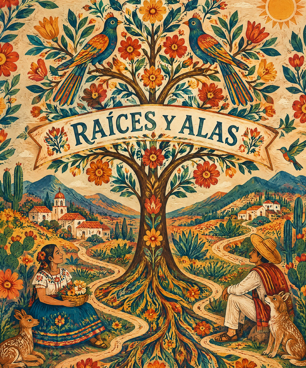 Raices y caminos blanket, full design