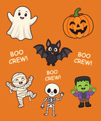 Boo Crew - Orange blanket, full design