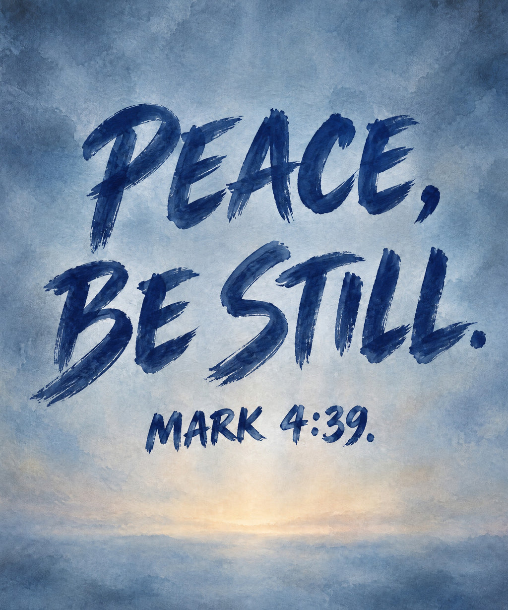 Blue Hour Peace blanket, full design