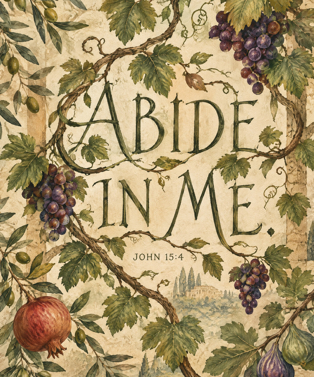 Abide in Me blanket, full design