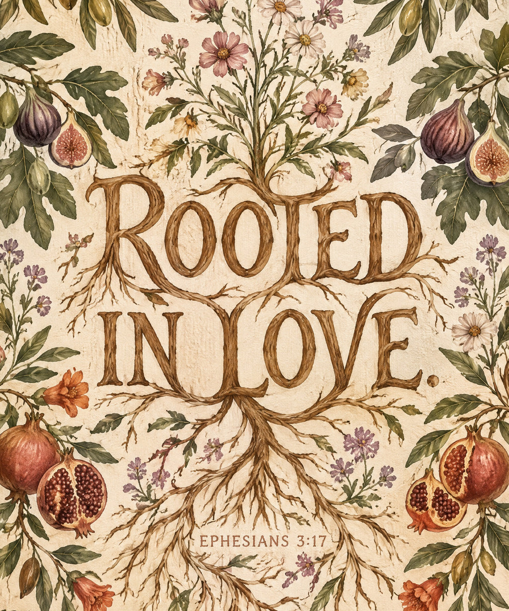 Rooted in Love blanket, full design
