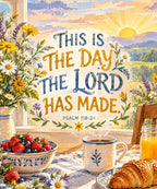 This Is the Day blanket, full design