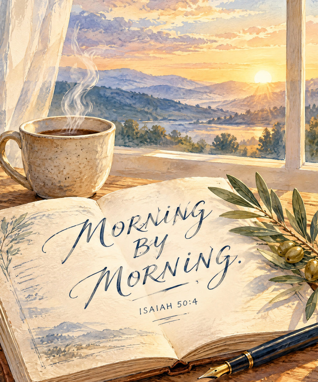 Morning by Morning blanket, full design