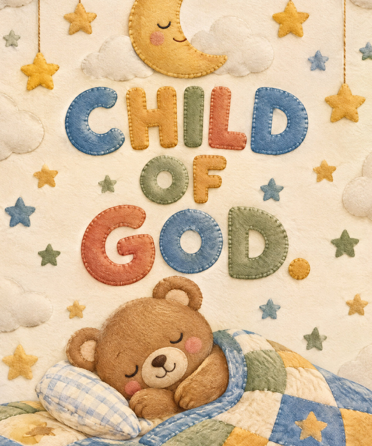 Child of God Nursery blanket, full design