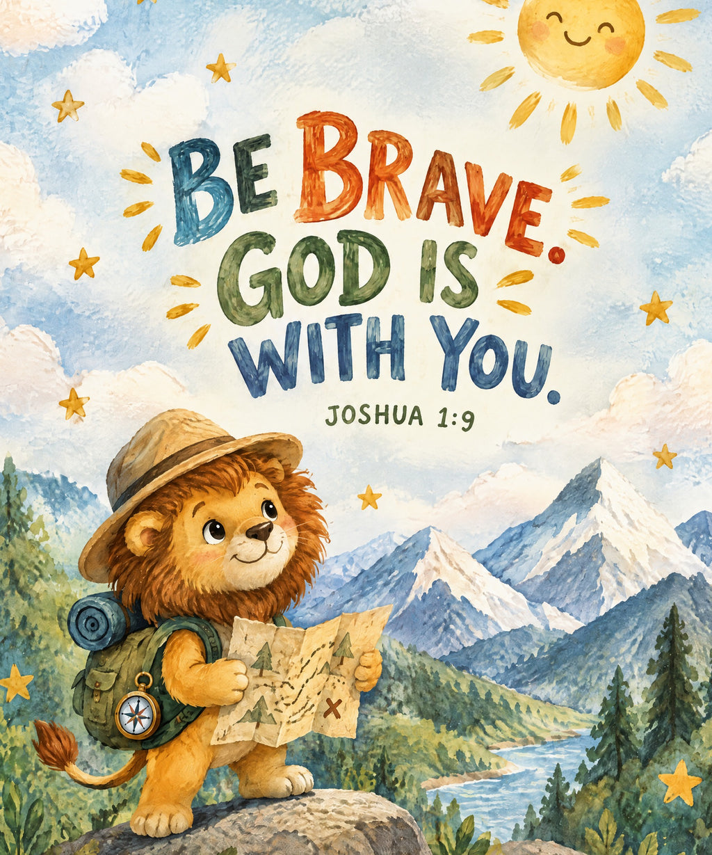 Be Brave blanket, full design