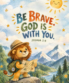 Be Brave blanket, full design