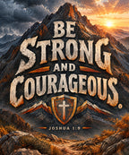 Strong and Courageous blanket, full design
