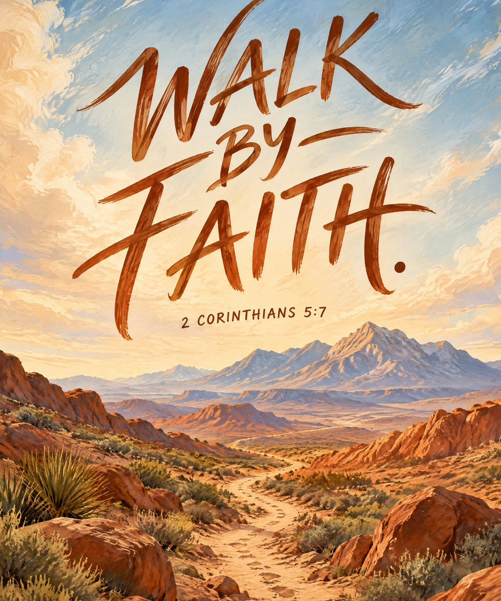 Walk by Faith blanket, full design