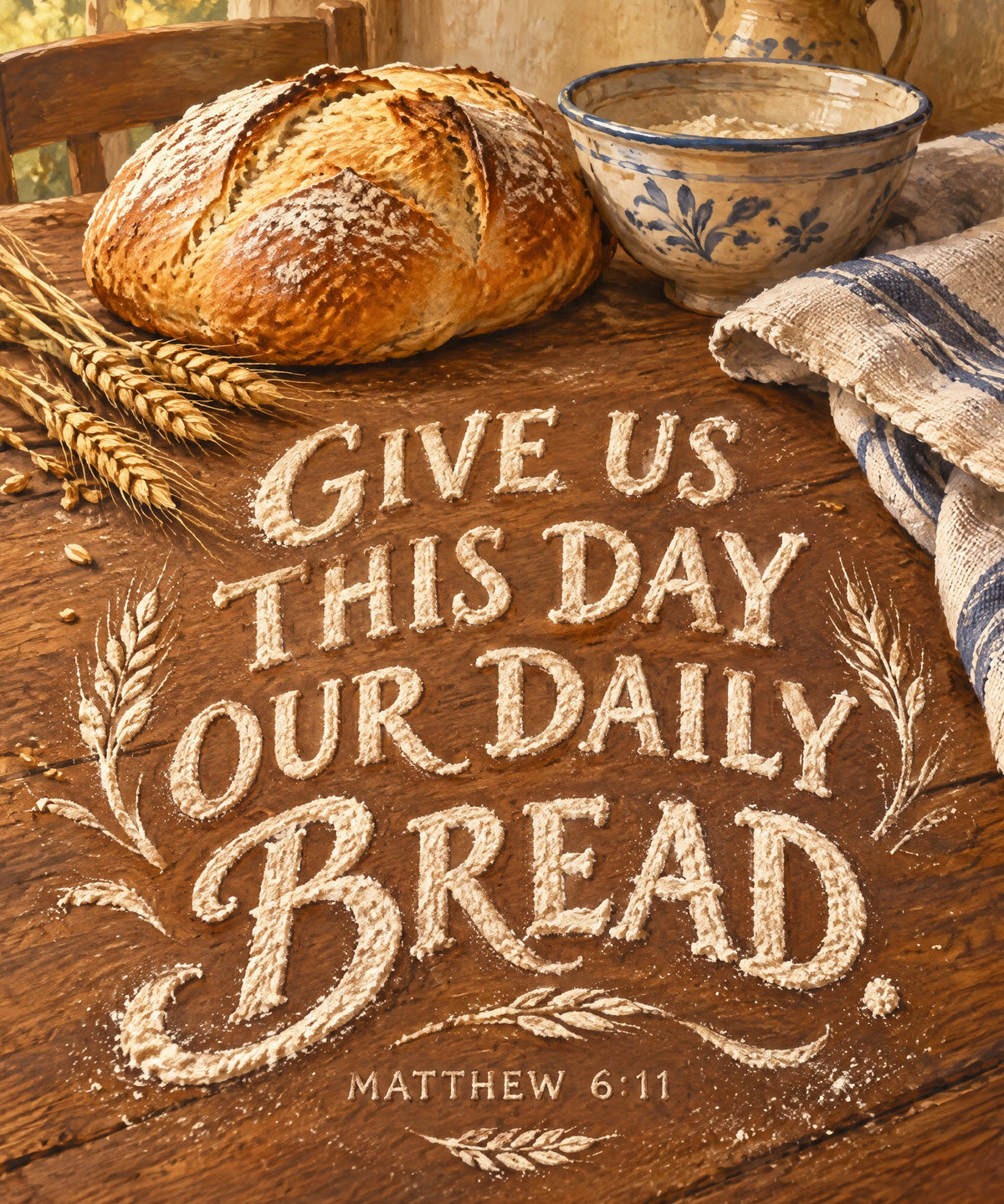 Daily Bread blanket, full design