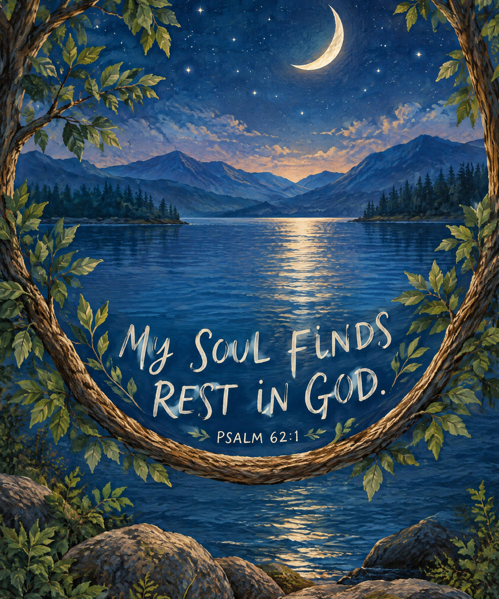 My Soul Finds Rest blanket, full design