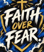 Faith over Fear blanket, full design