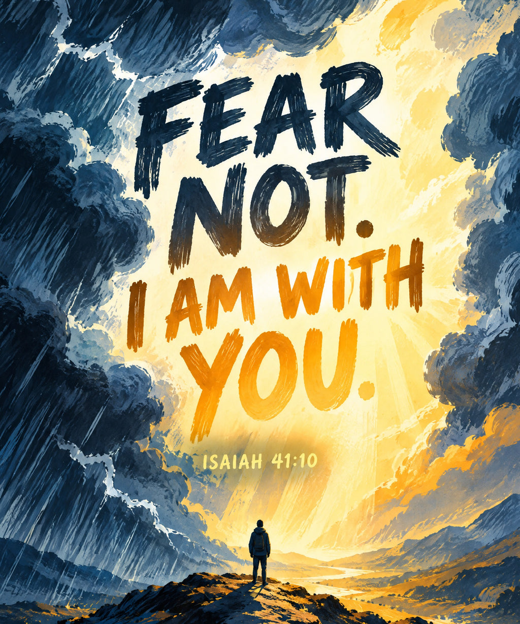 Fear Not blanket, full design