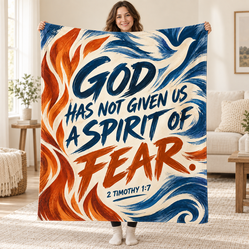 Spirit of Power blanket, held open