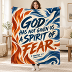 Spirit of Power blanket, held open