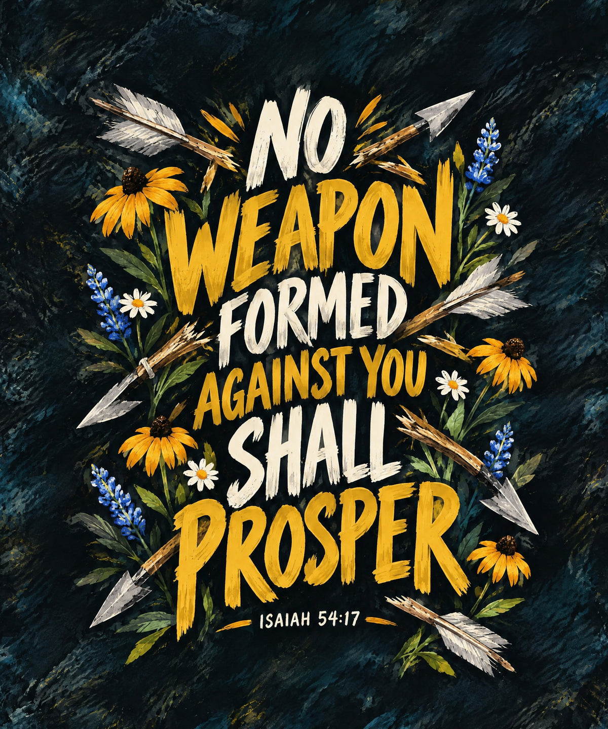No Weapon blanket, full design