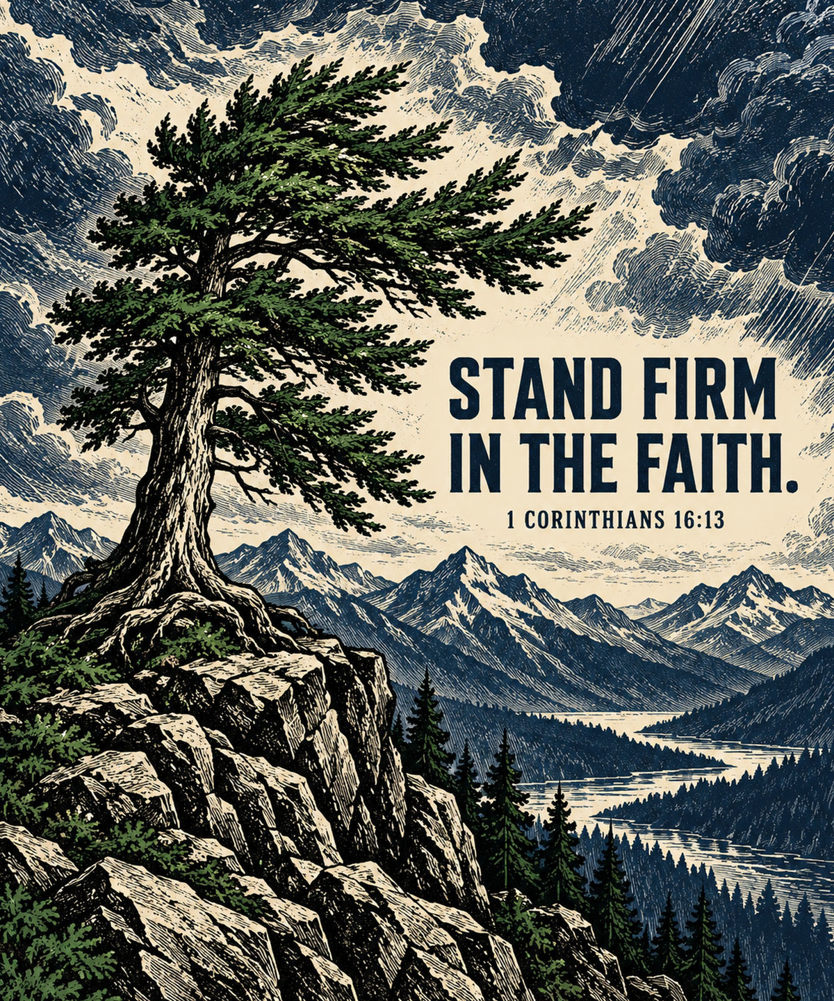 Stand Firm blanket, full design