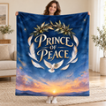 Prince of Peace blanket, held open