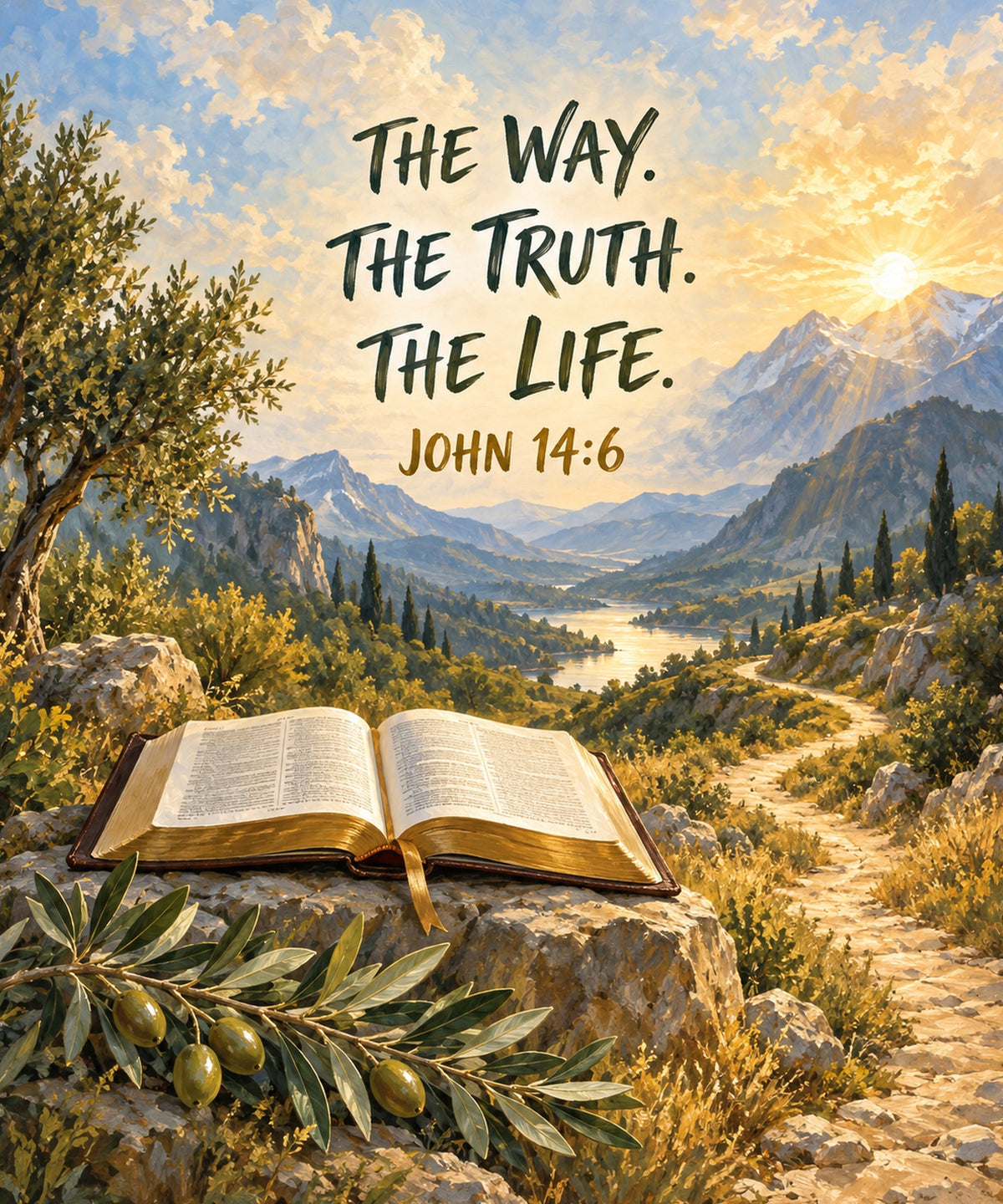 The Way Truth Life blanket, full design