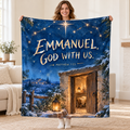 Emmanuel blanket, held open