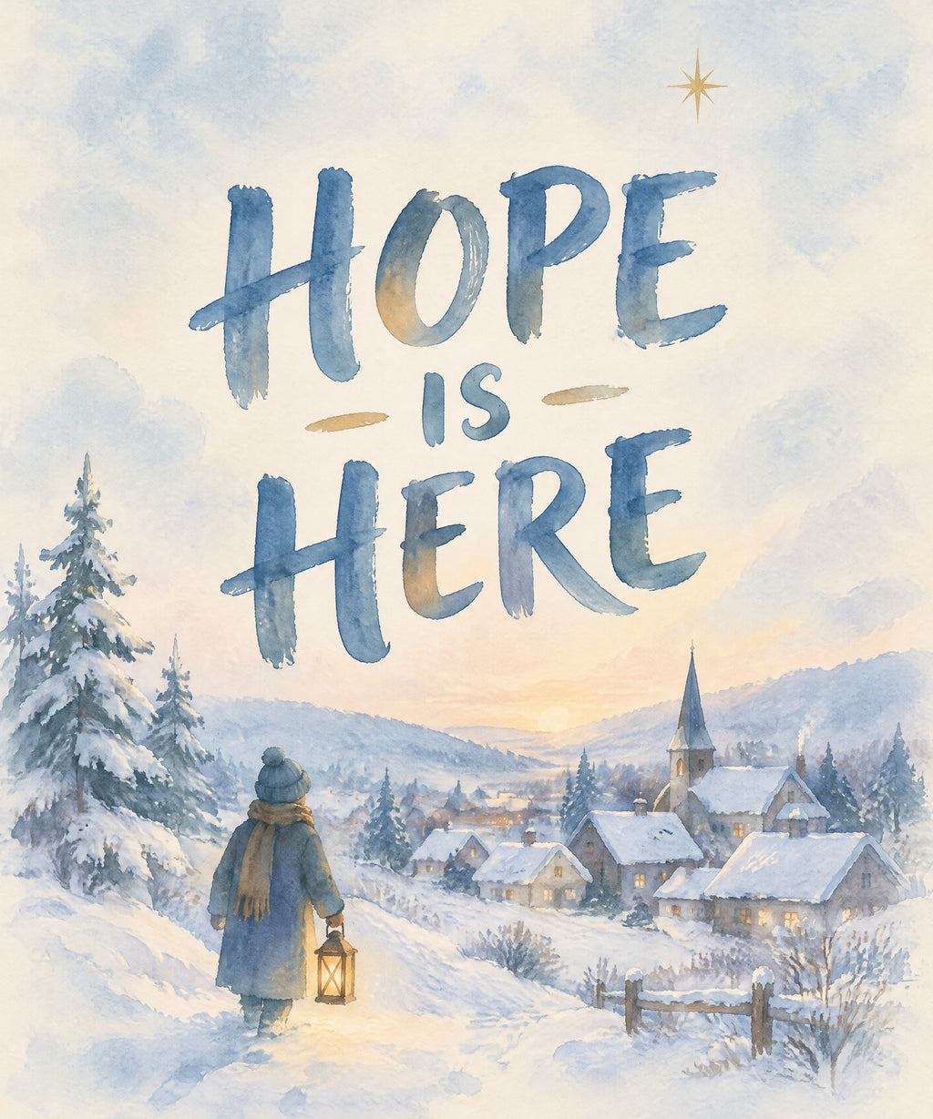 Hope Is Here blanket, full design