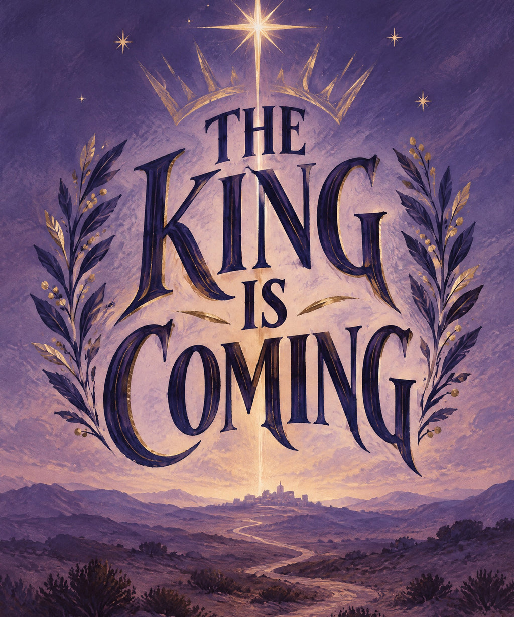 The King Is Coming blanket, full design