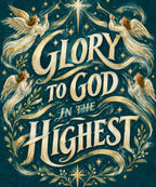 Glory to God in the Highest blanket, full design