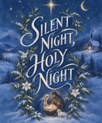 Silent Night, Holy Night blanket, full design
