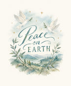 Peace on Earth blanket, full design