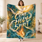 Come, Holy Spirit blanket, held open