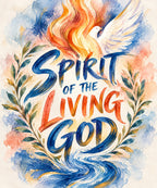 Spirit of the Living God blanket, full design