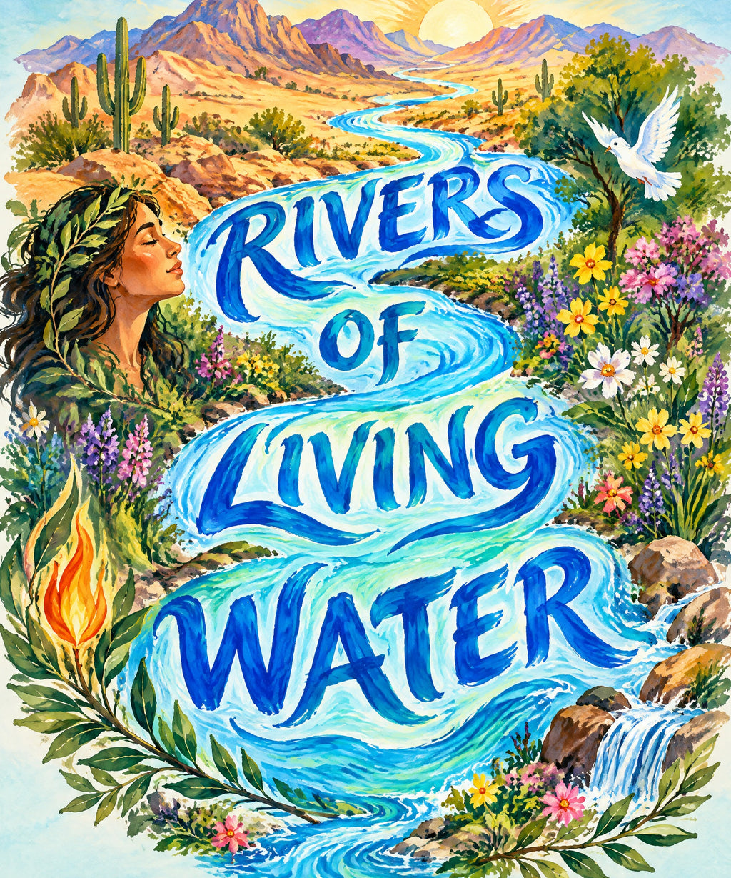 Rivers of Living Water blanket, full design