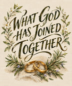 What God Has Joined Together blanket, full design