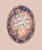 Before I Formed You, I Knew You blanket, full design
