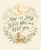 May the Lord Bless You and Keep You blanket, full design