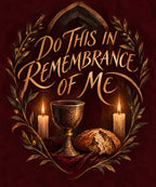 Do This in Remembrance of Me blanket, full design