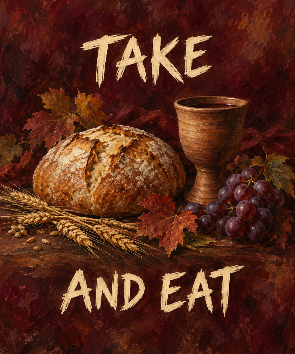 Take and Eat blanket, full design