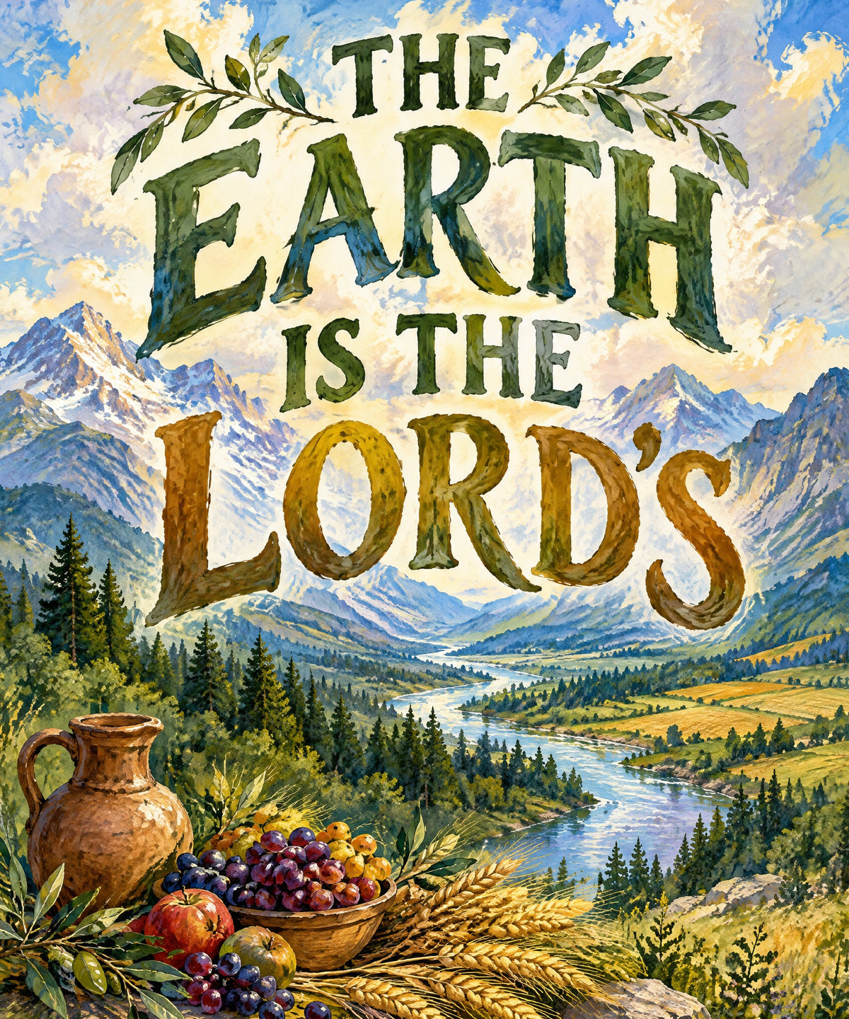 The Earth Is the Lord’s blanket, full design