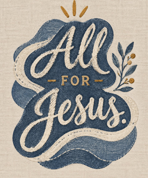 All for Jesus blanket, full design