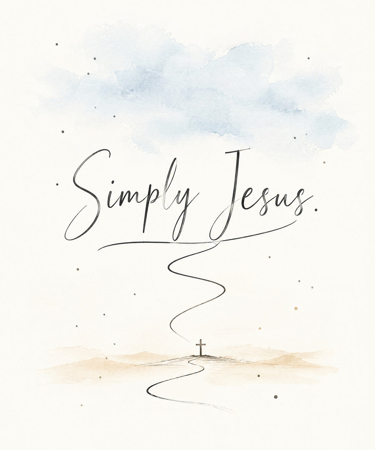 Simply Jesus blanket, full design