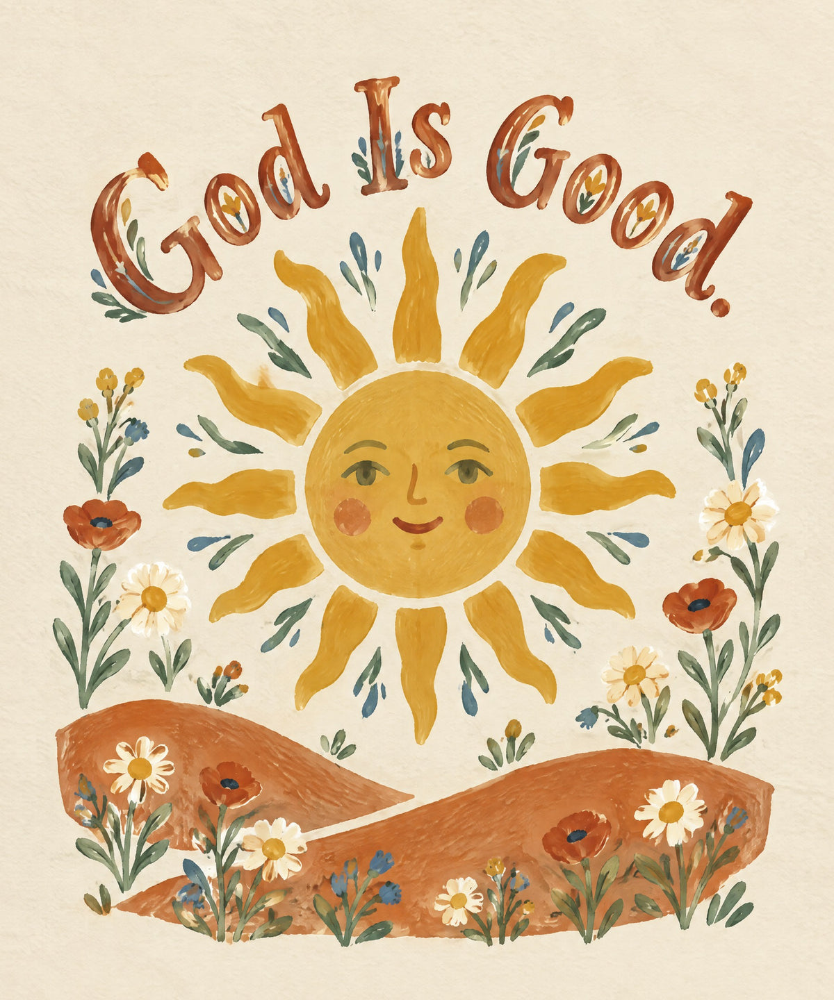 God Is Good blanket, full design
