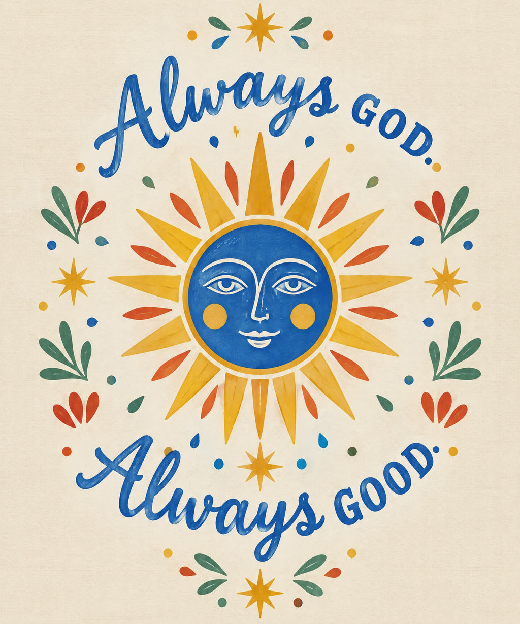 Always God. Always Good blanket, full design