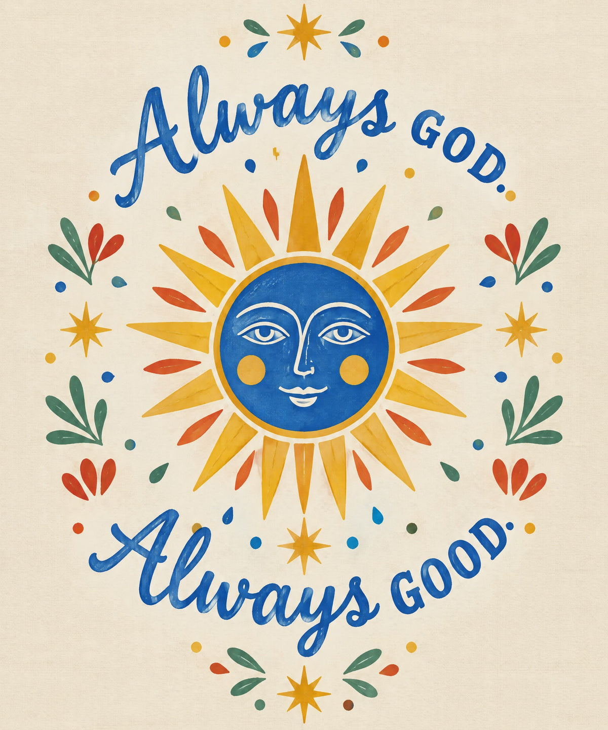 Always God. Always Good blanket, full design