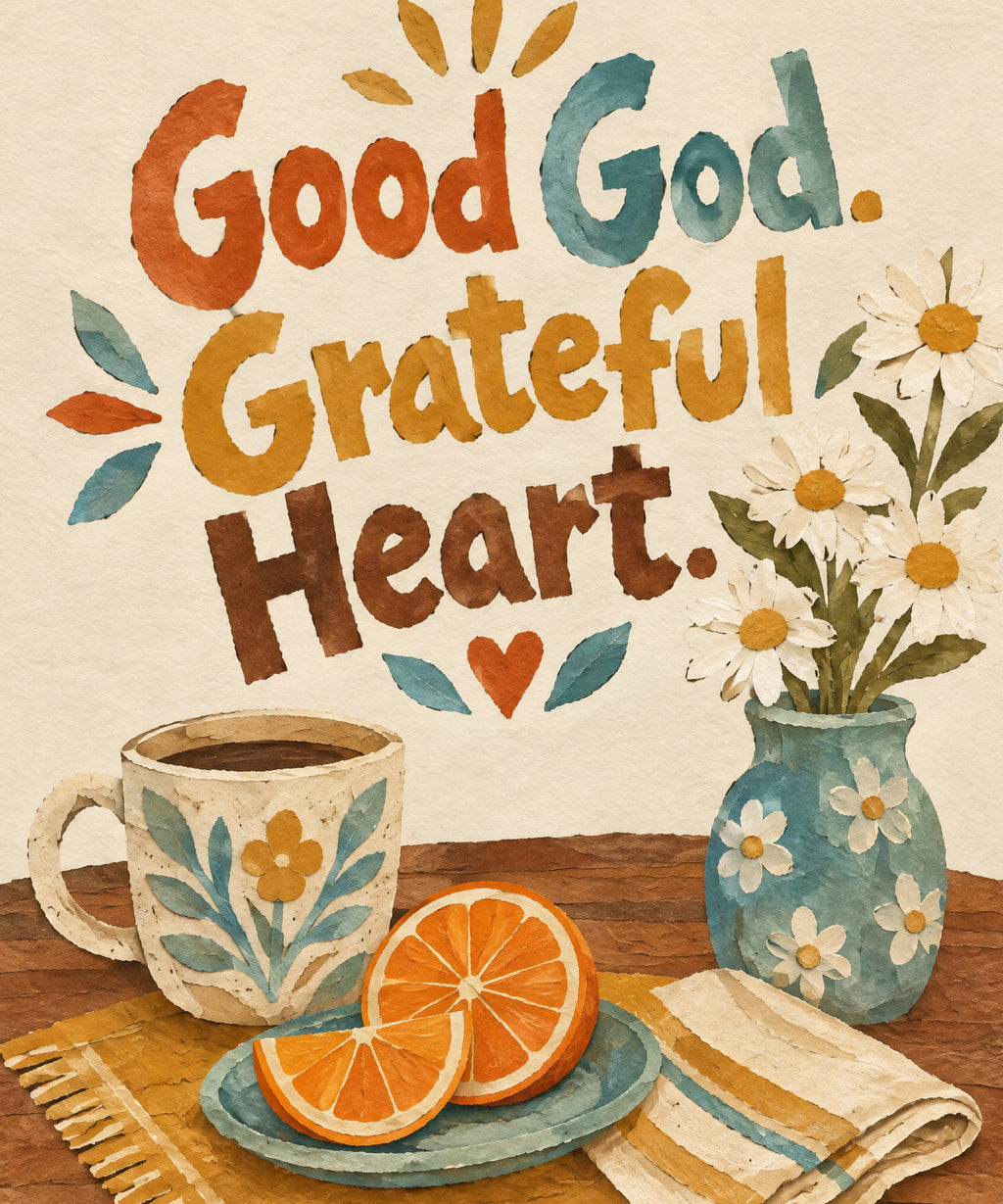 Good God. Grateful Heart blanket, full design